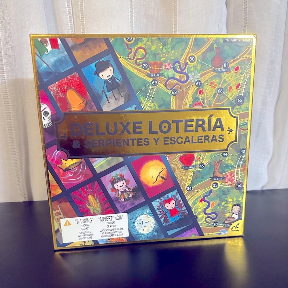 Deluxe Lotería Serpientes y Escaleras Board Game